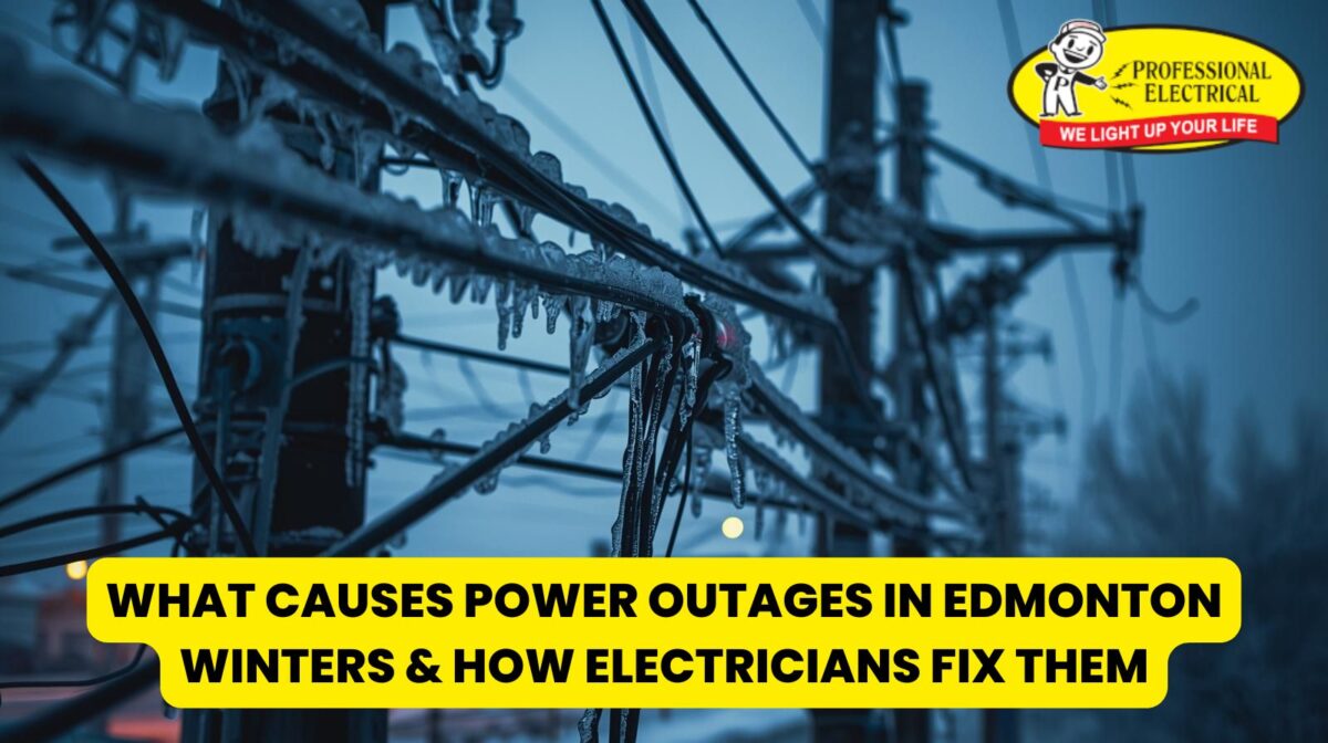 Winter Power Outages in Edmonton & How Electricians Fix Them