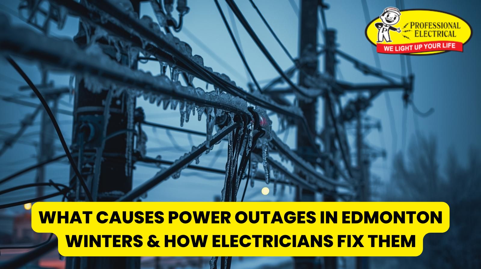 Power Outage Electrician Edmonton Restoring Winter Power