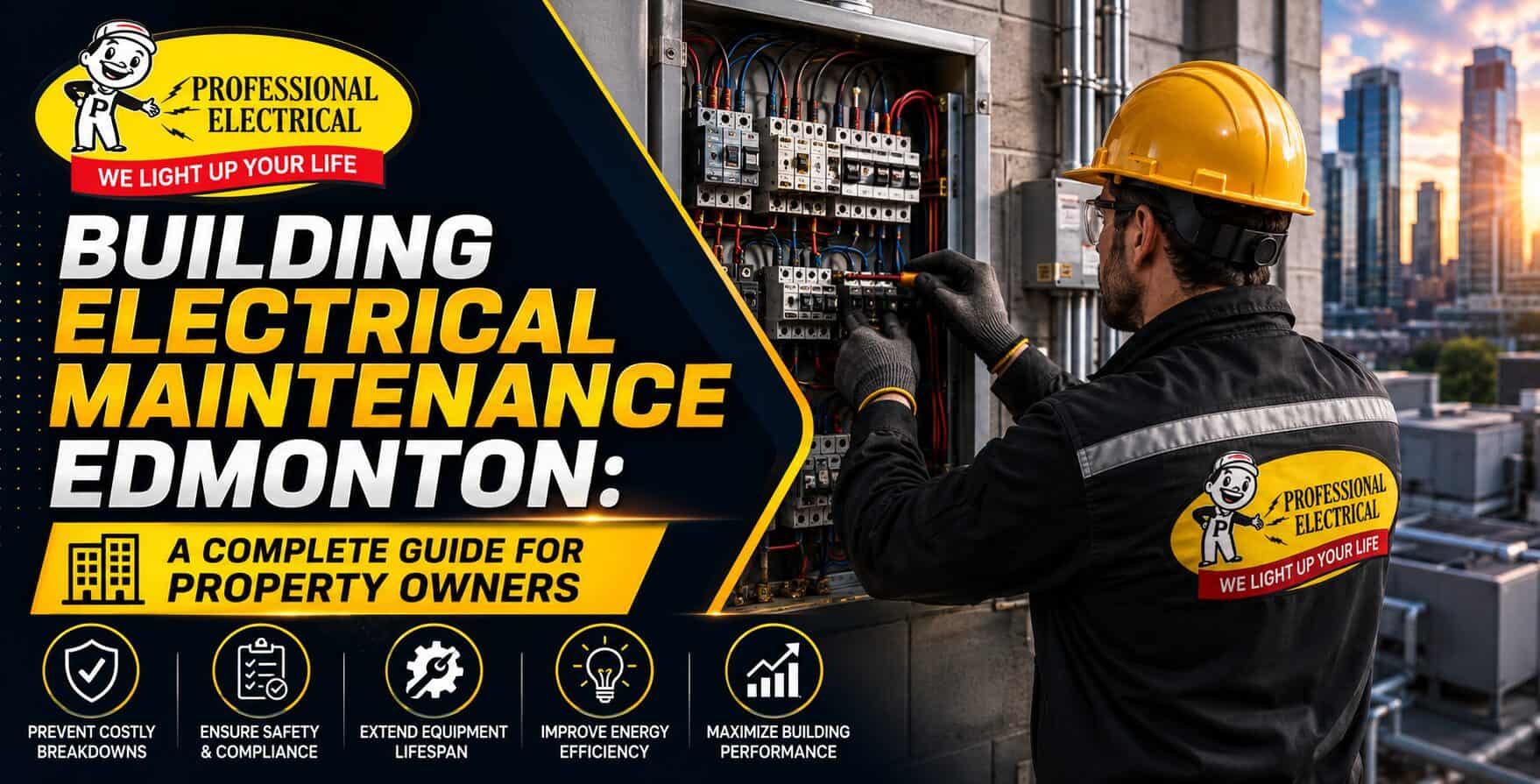 Building electrical maintenance services in Edmonton