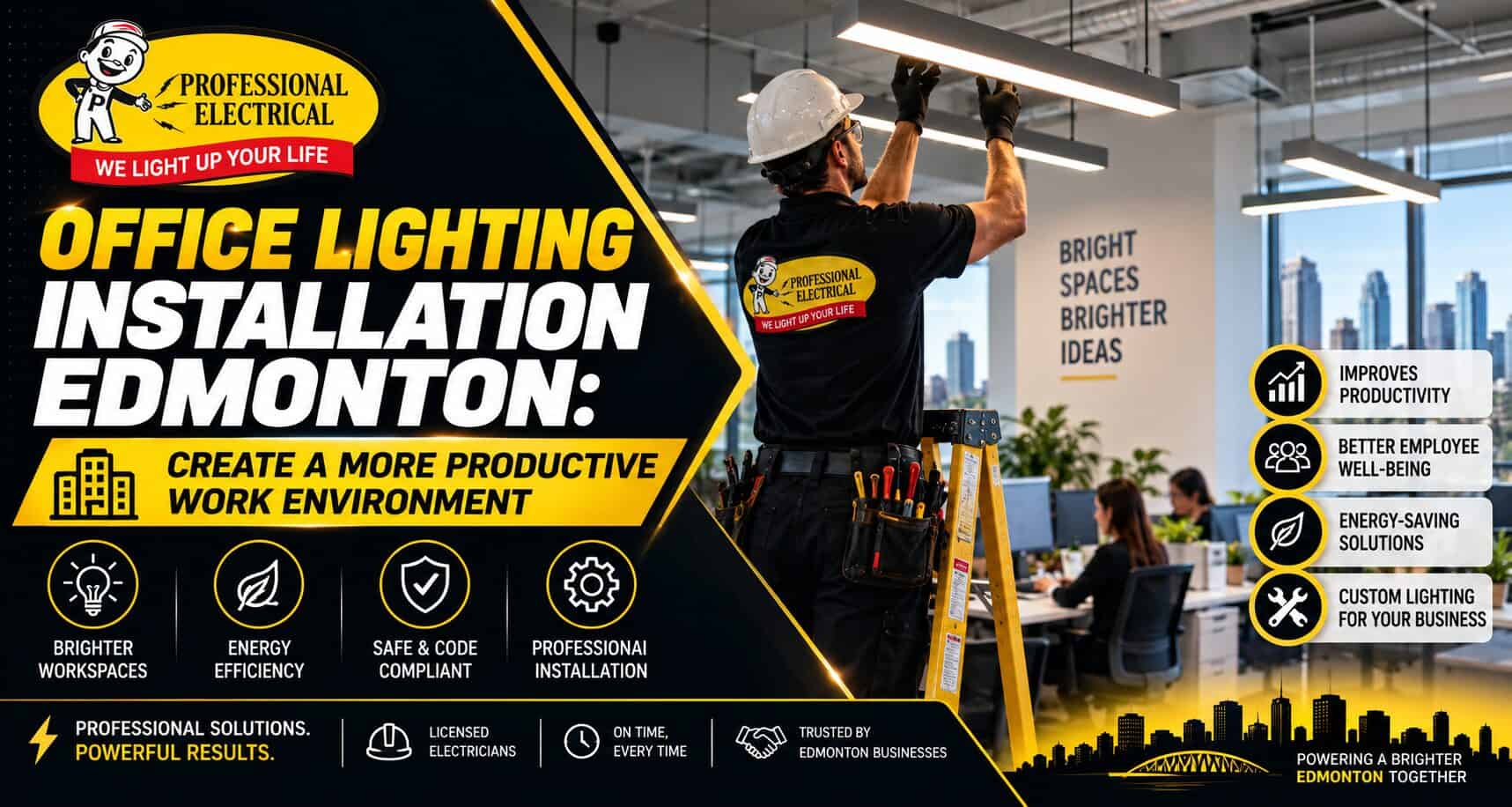 Commercial Lighting Installation Edmonton